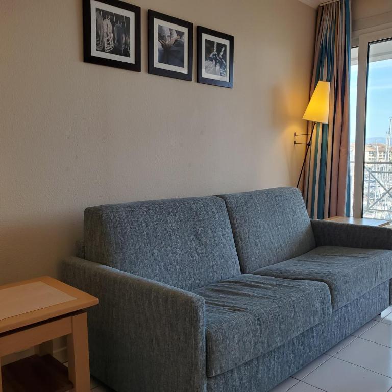 CAP HERMES Vue PORT T2 40m2 climatise 4 personnes - Appartamento con Vista Mare - 20