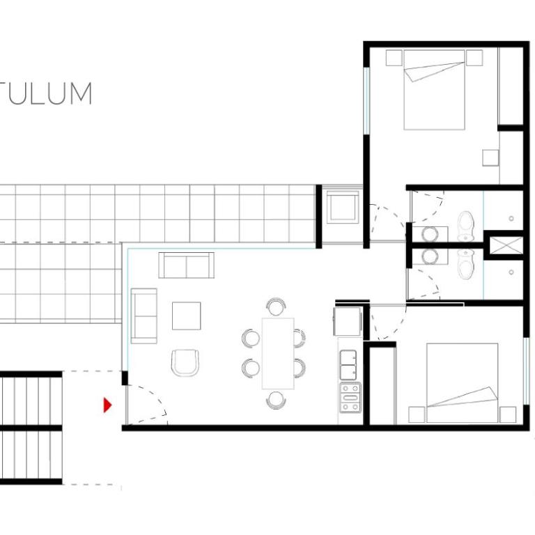 Quiet 2BR in Tulum with Pool Spacious Patio Gym - Apartamento de 2 dormitorios - 9