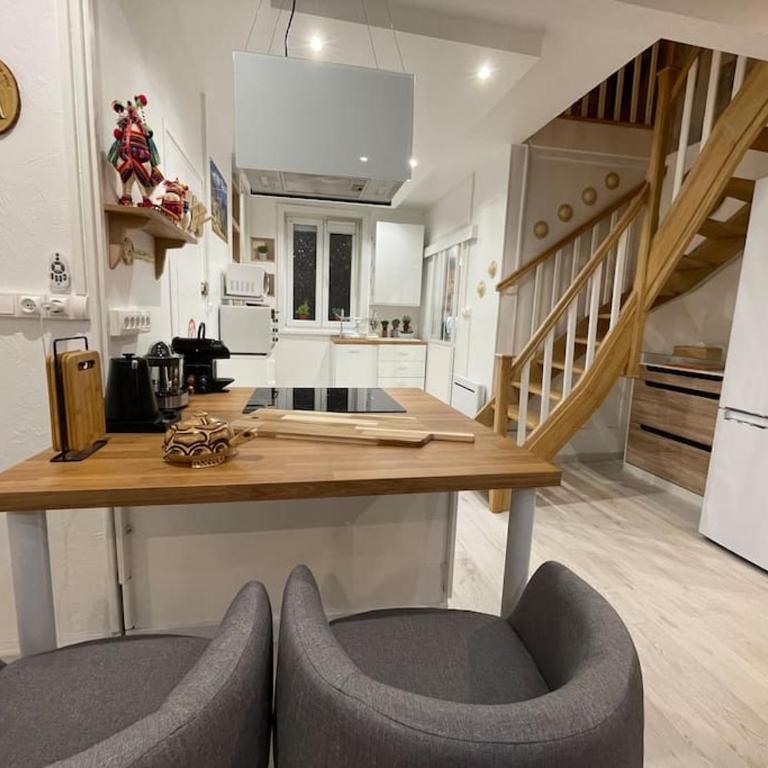 Casa Inca Calais - Duplex Soleil Latino - Parking Free, Station - Appartement 1 Chambre - 22