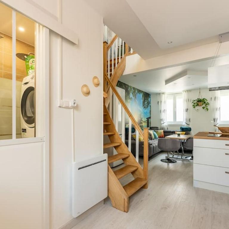 Casa Inca Calais - Duplex Soleil Latino - Parking Free, Station - Appartement 1 Chambre - 13