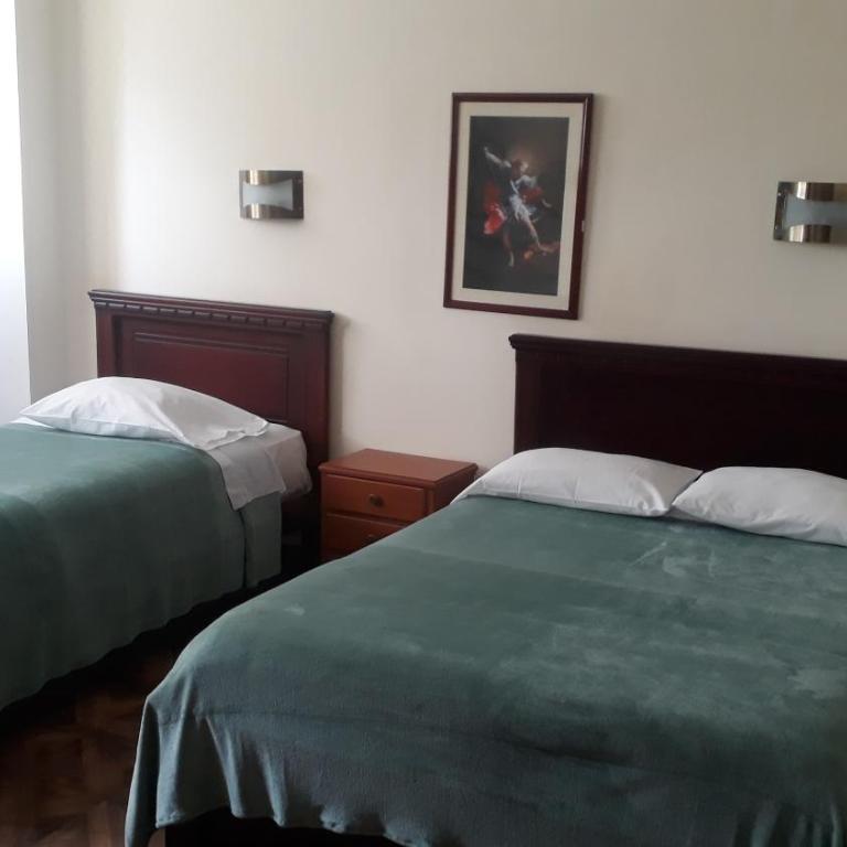 El Cardenal Hotel - Habitación Doble con baño privado - 2 camas - 1