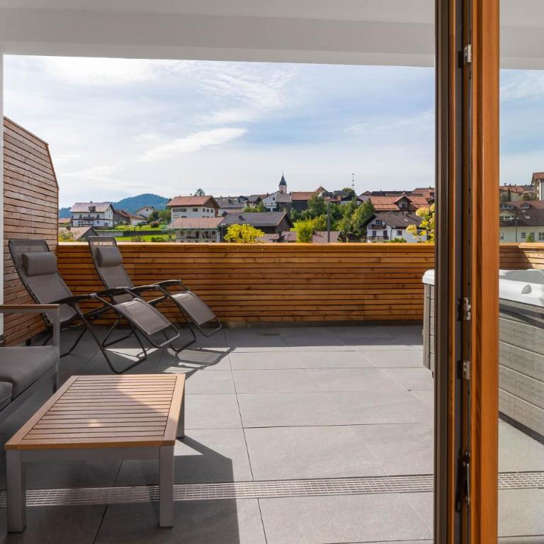 Schmuckstück Ferienapartments Bodenmais inkl aktivCARD - Studio-Apartment with Whirlpool and Balcony - 5