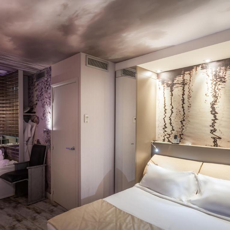 Apostrophe Hôtel - Chambre Double Balneo avec Baignoire de Chromothérapie - 6