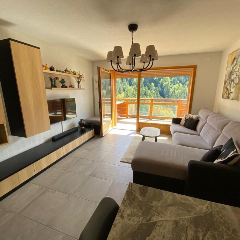 Charmant appart 2 ch + coin nuit, balcon sud, garage, près de La Clusaz et commerces, St Jean de Sixt - FR-1-459-195 - Appartement 2 Chambres - 3