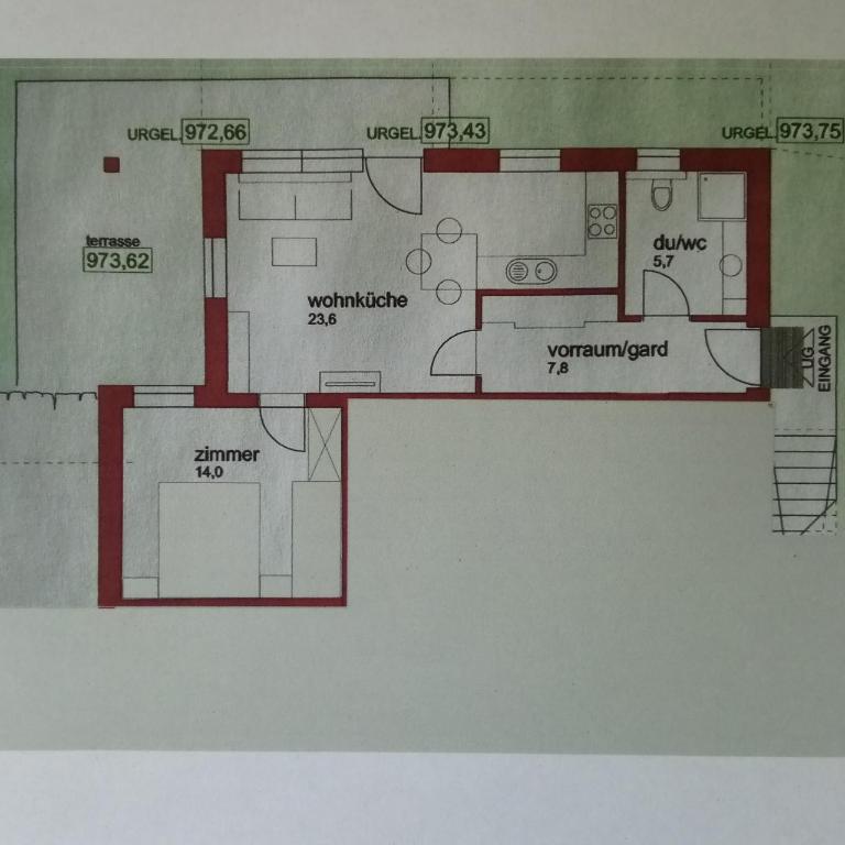 Apart Bergauf - Apartment mit 1 Schlafzimmer und Badezimmer - 28