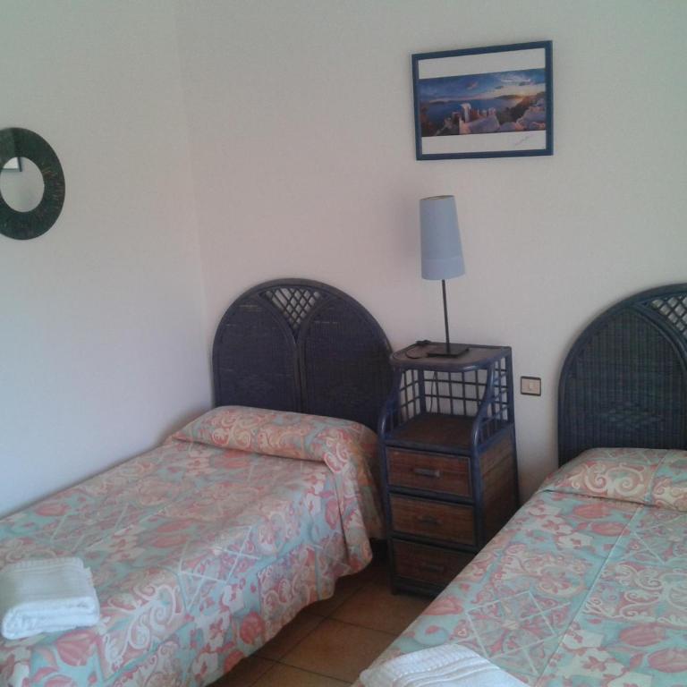 Hôtel Les Palmiers - Chambre Lits Jumeaux avec Terrasse - 2