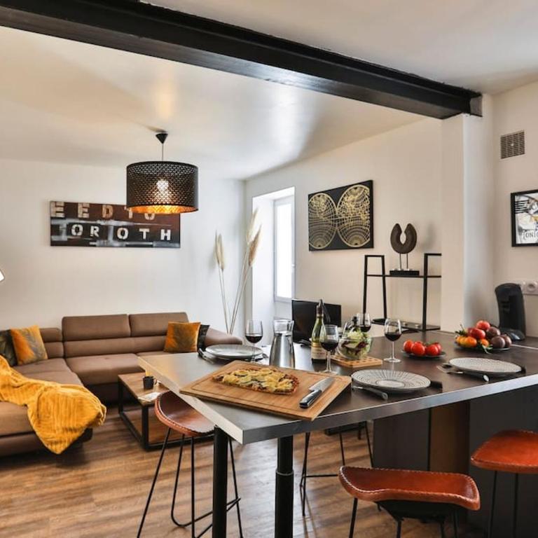Bel Appart T2 3 étoiles Parking inclus et la plage à 2 min ! - Apartment mit 1 Schlafzimmer - 7
