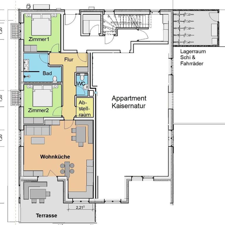 Kaiserresidenz Ellmau - Apartment mit Dusche - 7