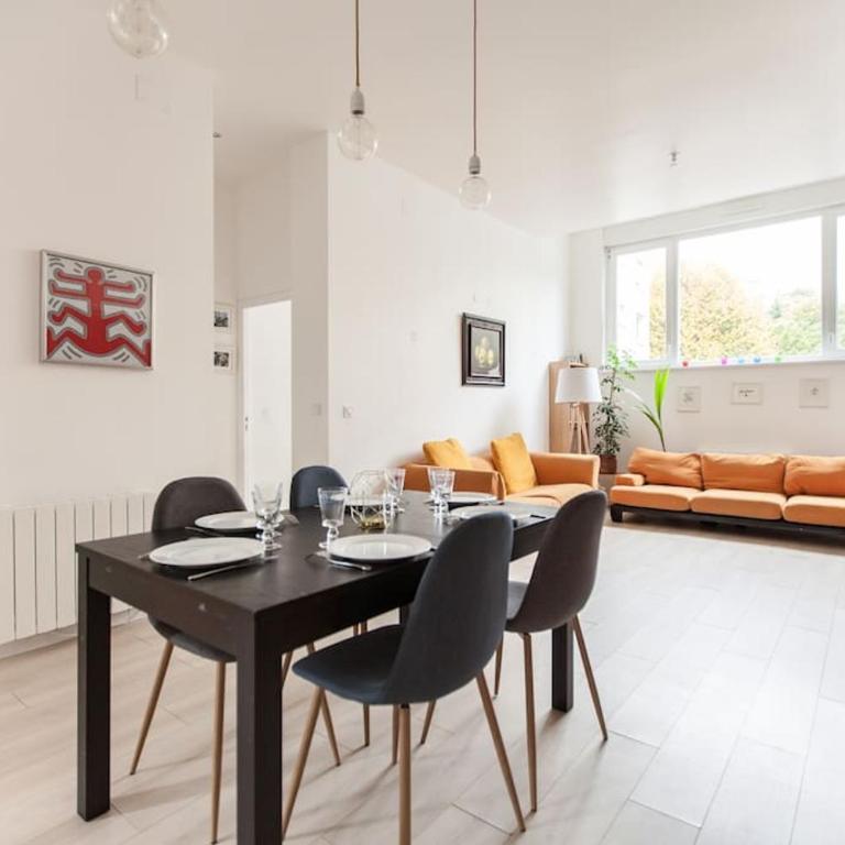 R Appartement Cosy Orangerie 120 m2 pour 6 personne parking gratuit proche centre - Three-Bedroom Apartment - 1