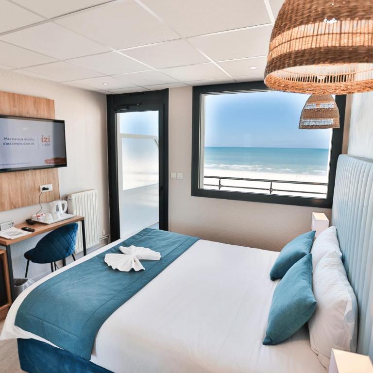 The Originals Boutique, Hôtel Neptune, Berck-sur-Mer - Chambre Double Supérieure - Vue sur Mer - 12