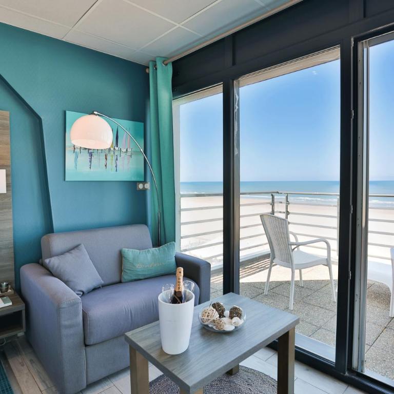 The Originals Boutique, Hôtel Neptune, Berck-sur-Mer - Suite Supérieure - Vue sur Mer - 8