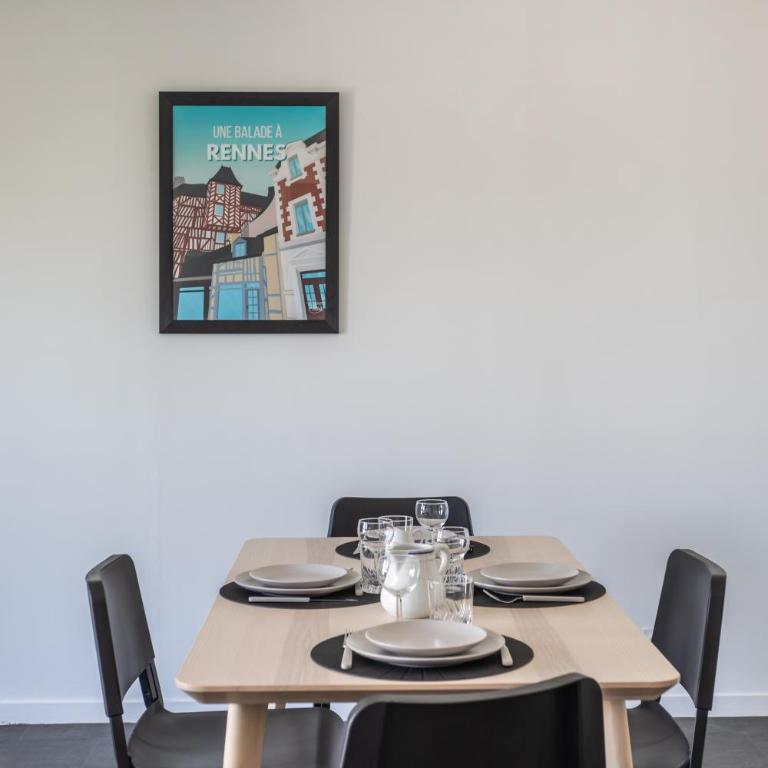 Coeur Courrouze - Appartement 2 chambres avec parking - Two-Bedroom Apartment - 12