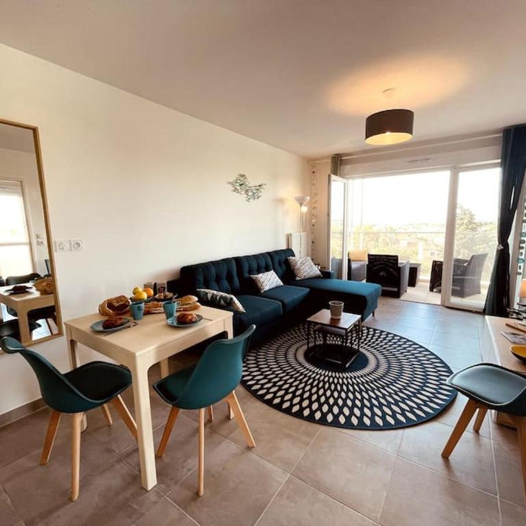 RAVISSANT T2 AVEC VUE MAGIQUE SUR L'ETANG DE THAU - Appartement 1 Chambre - 8