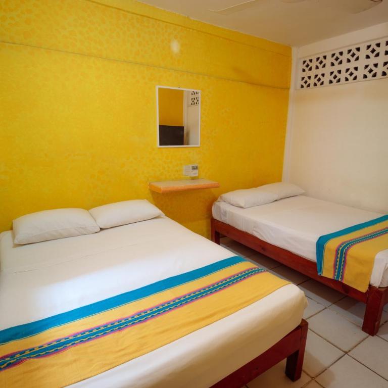 Hotel y Bungalows Acuario - Habitación Doble - 2 camas - 2