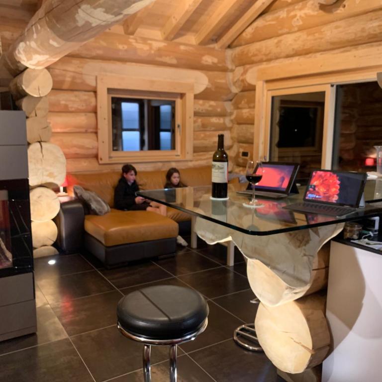Chalet Anzac Chalet 5 Etoiles en Rondins Tout Neuf Unique dans les Aravis - Chalet Supérieur - 23