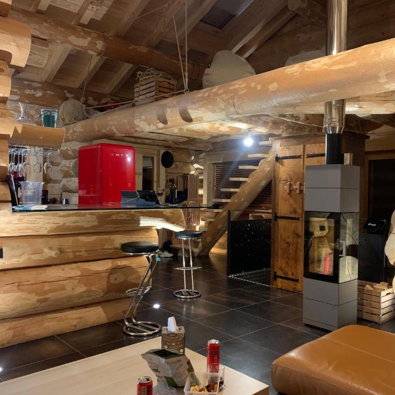 Chalet Anzac Chalet 5 Etoiles en Rondins Tout Neuf Unique dans les Aravis - Chalet Supérieur - 29