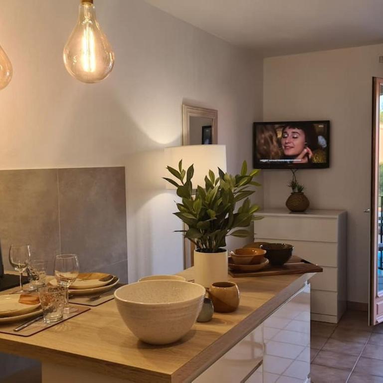 Studio meublé en face du golf côté piscine - Appartement 1 Chambre - 2