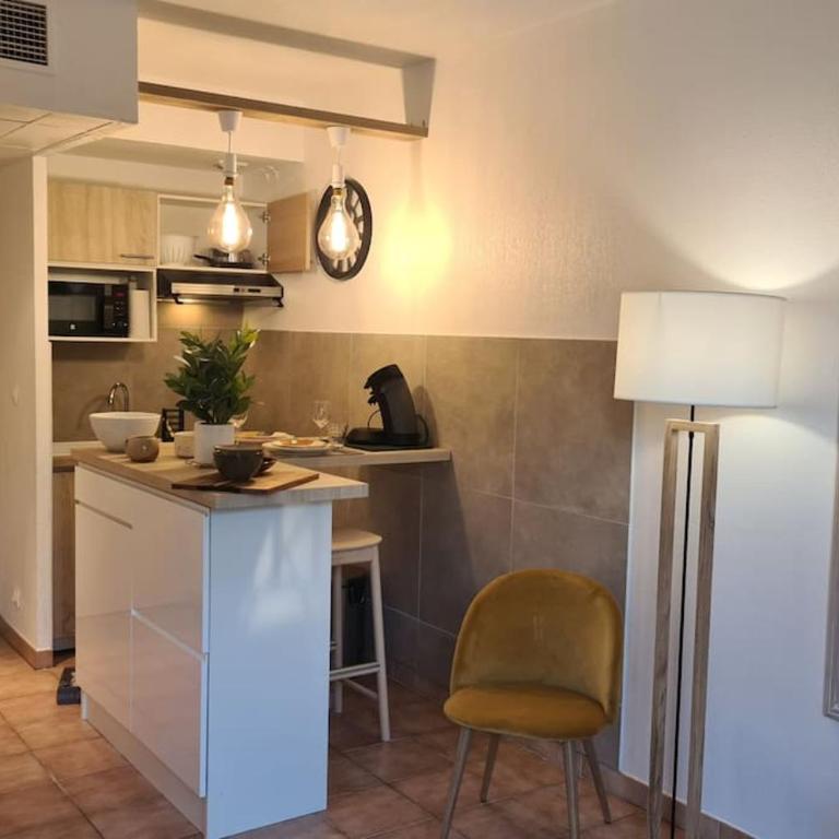 Studio meublé en face du golf côté piscine - Appartement 1 Chambre - 10