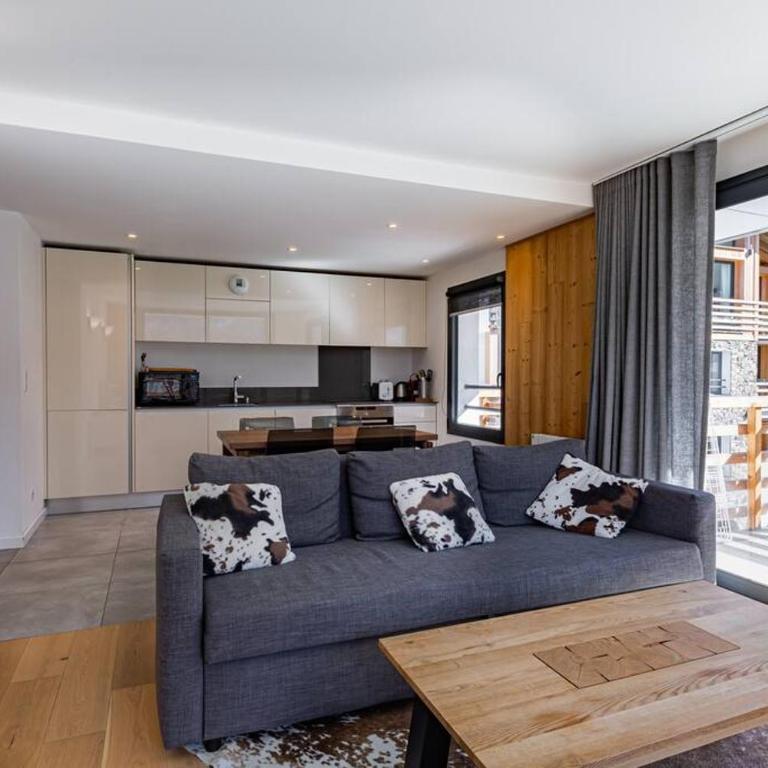 Modern 2BR 5* pool gym spa garage Mont-Blanc view - Apartment mit 2 Schlafzimmern - 17