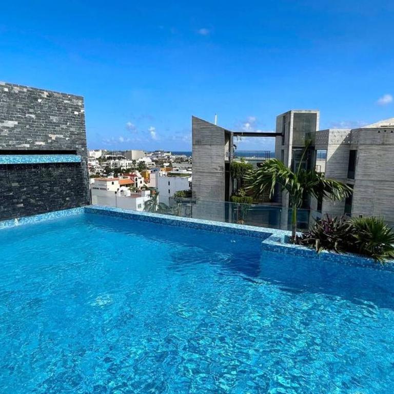 Playa del Carmen Downtown Studio with Rooftop Pool - Walk to 5th Ave & the Beach - Estudio con cama extragrande y sofá cama - 38