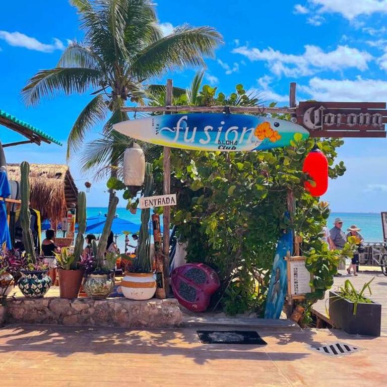 Playa del Carmen Downtown Studio with Rooftop Pool - Walk to 5th Ave & the Beach - Estudio con cama extragrande y sofá cama - 71