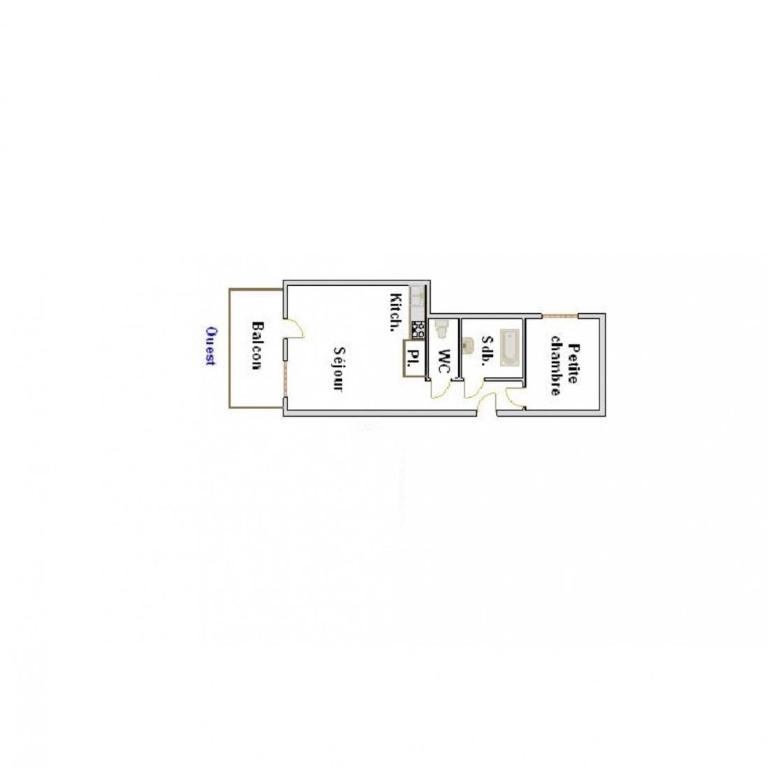 Cotagnes 1 - Appartement proche pistes - Monolocale con Vista Giardino - 16