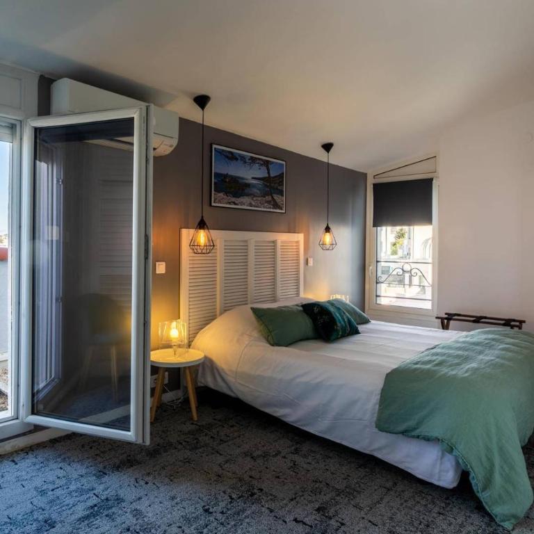 Hôtel Le Mistral - Chambre Quadruple avec Terrasse - Vue sur Mer - 4