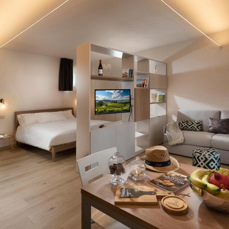 Borgo Roggeri - Country House nelle Langhe - Monolocale King con Divano-Letto - 15