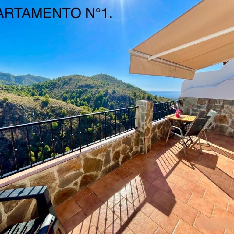 Apartamentos Axarquia , Frigiliana, terraza privada con vistas a la montaña rio y al mar - Apartamento de 1 dormitorio - 31