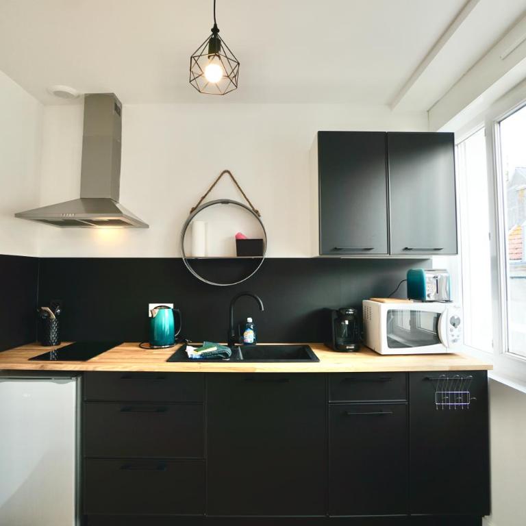 Le perchoir *hyper centre * A 2 pas de la mer * - Appartement 1 Chambre - 9