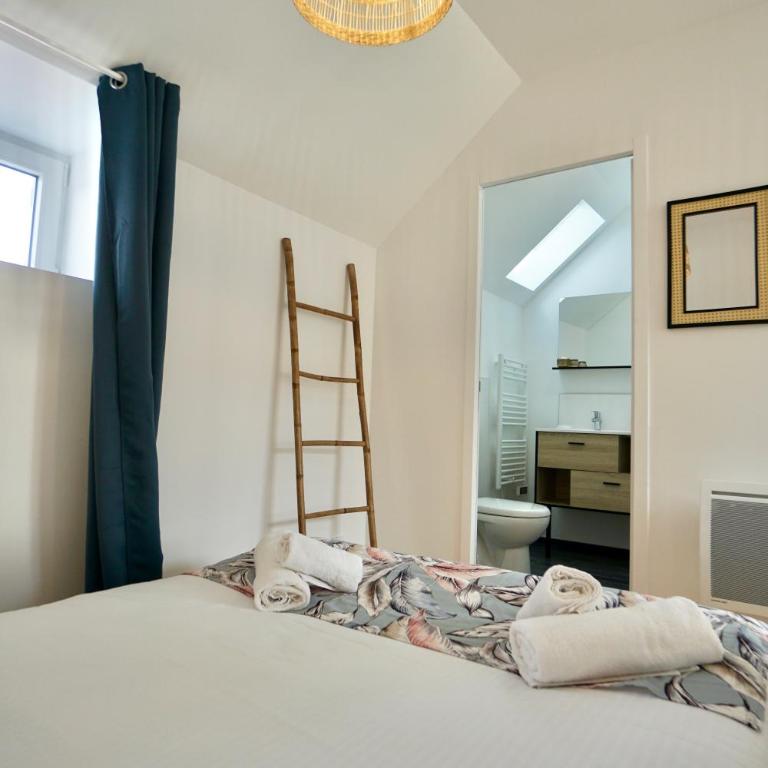 Le perchoir *hyper centre * A 2 pas de la mer * - Appartement 1 Chambre - 12