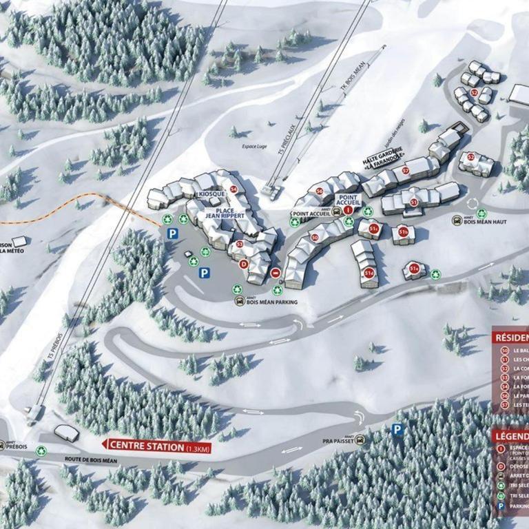 Les Orres 1800: appart 6 pers, pisc chauffée, sauna, départ skis aux pieds - FR-1-322-382 - Apartment (6 Adults) - 5