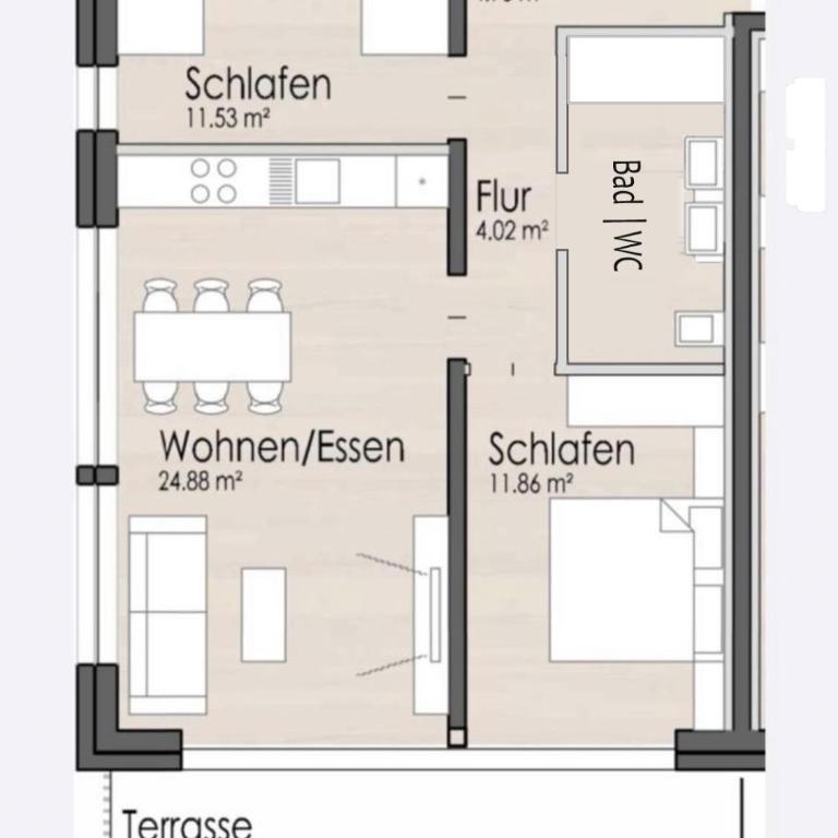 Alpenblick Apartment - Apartment mit 2 Schlafzimmern - 4