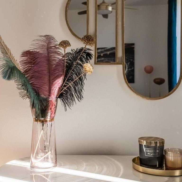 The Gatsby room - 50m des halles - Climatisation - Navette grands buffets - Appartement 1 Chambre - 6