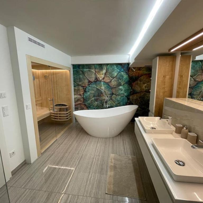 Luxuriöses Loft mit großer Sonnenterrasse & Sauna - Appartamento con 2 Camere da Letto - 41