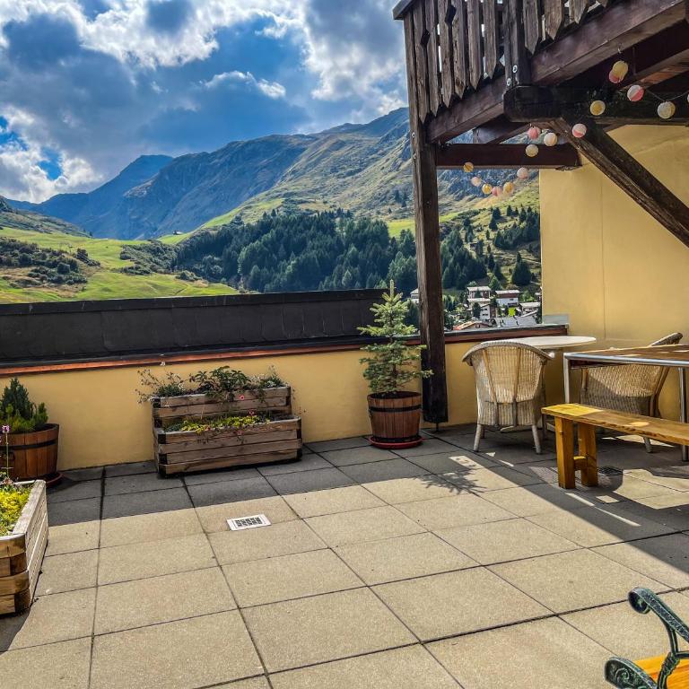 Ferienwohnung in den Bergen mit grosser Terrasse - Apartment mit 1 Schlafzimmer - 4