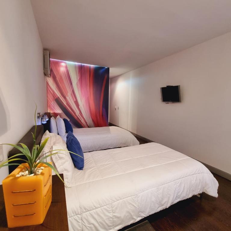 Hotel Austral Suites - Habitación Doble Deluxe - 2 camas - 8