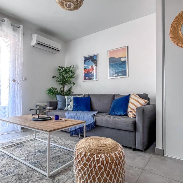 Superbe appartement neuf entre mer et pins Wifi - Apartment mit 1 Schlafzimmer - 29