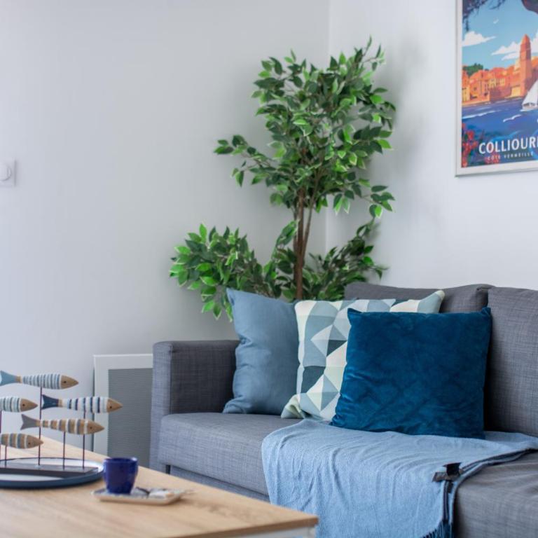 Superbe appartement neuf entre mer et pins Wifi - Apartment mit 1 Schlafzimmer - 3