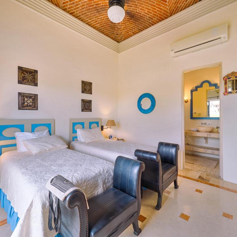 Casona 66 Merida Boutique Hotel - Habitación Doble con terraza - 2 camas - 3