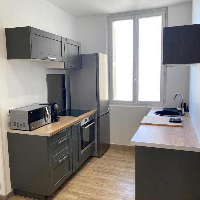La Clé Clim, Wifi, Vue Port et Balcon - Apartment mit 3 Schlafzimmern - 8