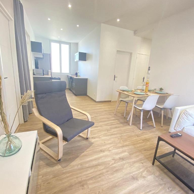 La Clé Clim, Wifi, Vue Port et Balcon - Apartment mit 3 Schlafzimmern - 10
