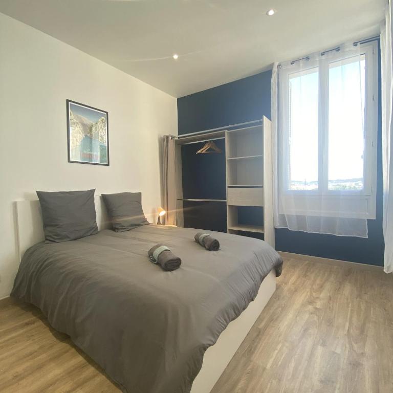 La Clé Clim, Wifi, Vue Port et Balcon - Apartment mit 3 Schlafzimmern - 15
