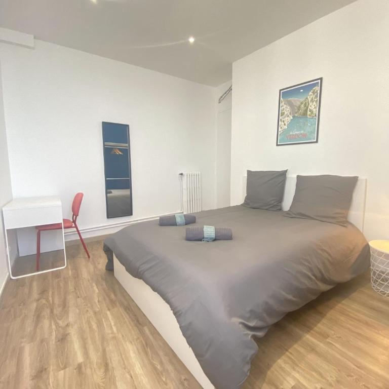 La Clé Clim, Wifi, Vue Port et Balcon - Apartment mit 3 Schlafzimmern - 16