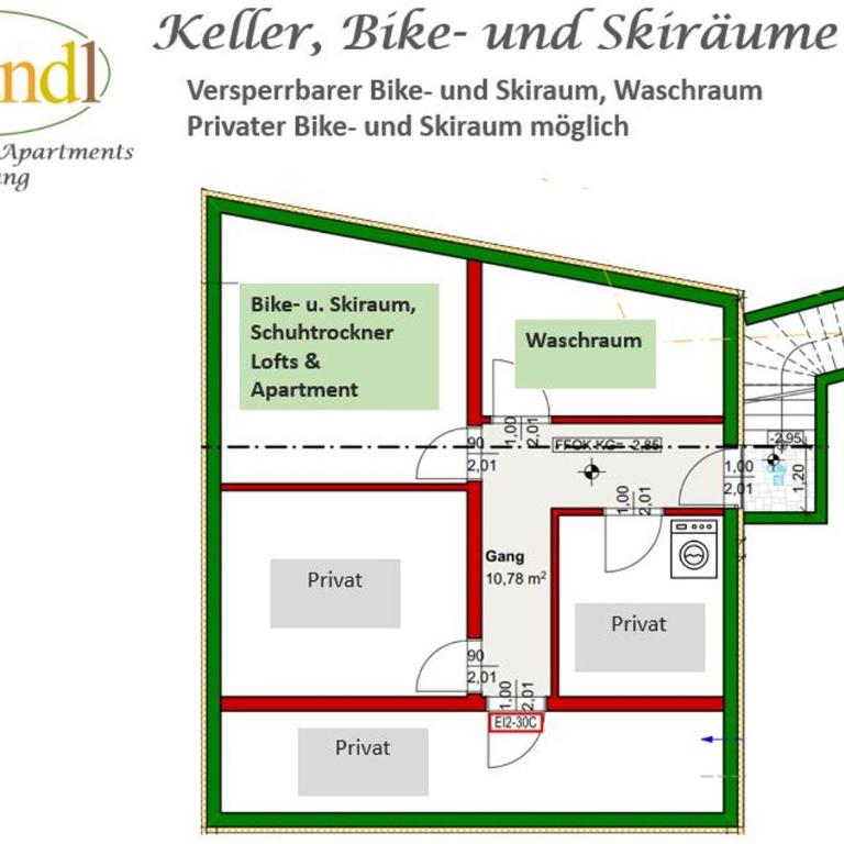 103 m2 Apartment EschenWald vomLandl Leogang - Apartment mit 2 Schlafzimmern - 17