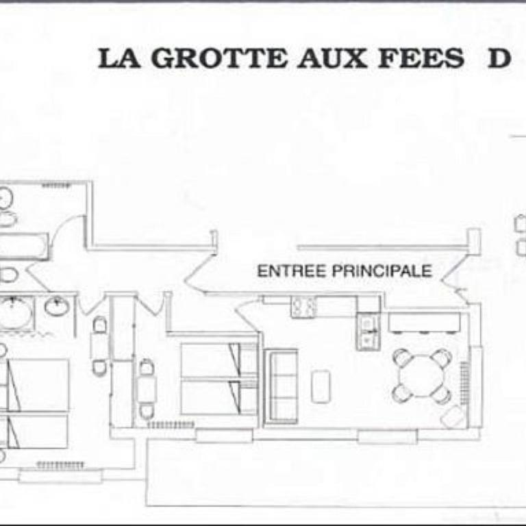 GROTTE AUX FEES D, appartement 6 pers, skis aux pieds - Appartamento - Piano Terra - 15
