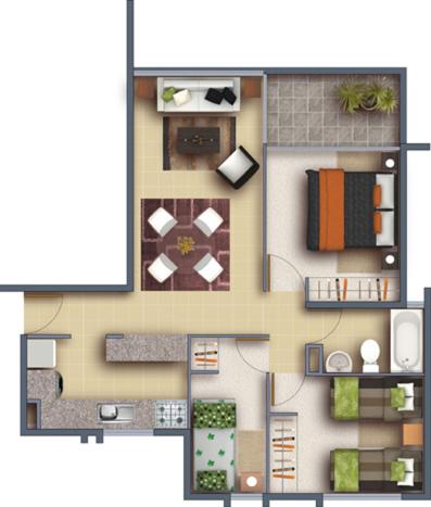 Departamento amplio y cómodo en Lomas de Papudo I, 2D 1B, para 4 personas, cercano a la playa - Two-Bedroom Apartment - 19