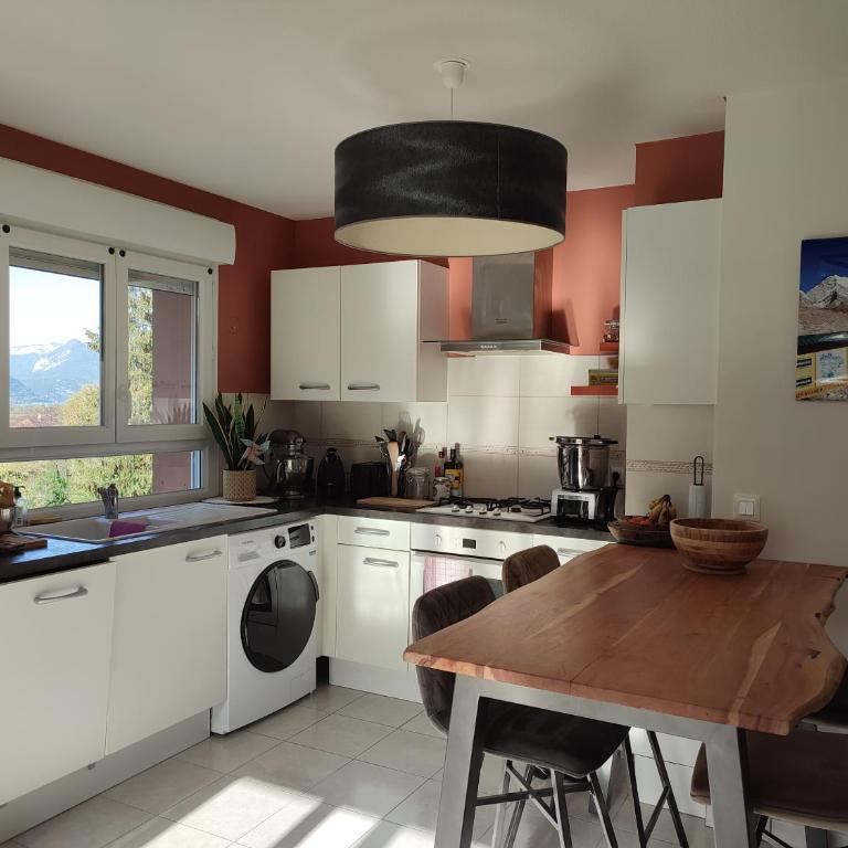 Appartement plein centre village, vue montagnes, proximité immédiate lac - Appartement 1 Chambre - 2