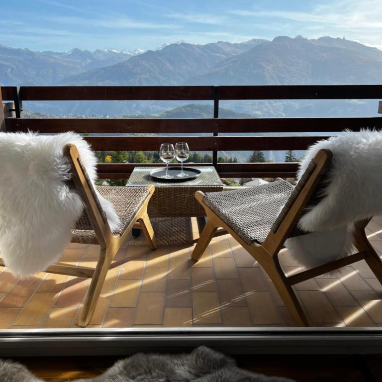 Superbe studio Anzère, rénové, au pied des pistes - Apartment mit 1 Schlafzimmer - 1