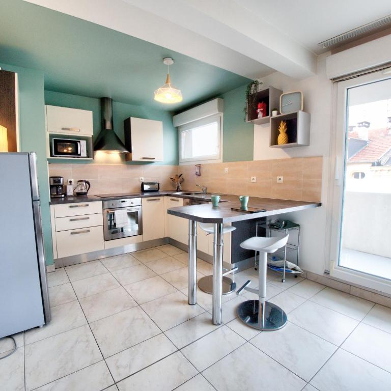 ☆ L'Exotique ☆ 2 chambres ☆ NETFLIX ☆ - Appartement 2 Chambres Deluxe avec Balcon - 15